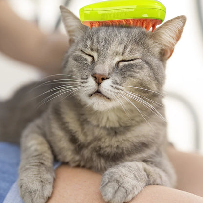 3 in 1 Cat Steamy Brush Dog Grooming Comb Self Cleaning Steam Cat Brush for Massage Dog Cat Hair Remover Comb Pet Grooming Brush