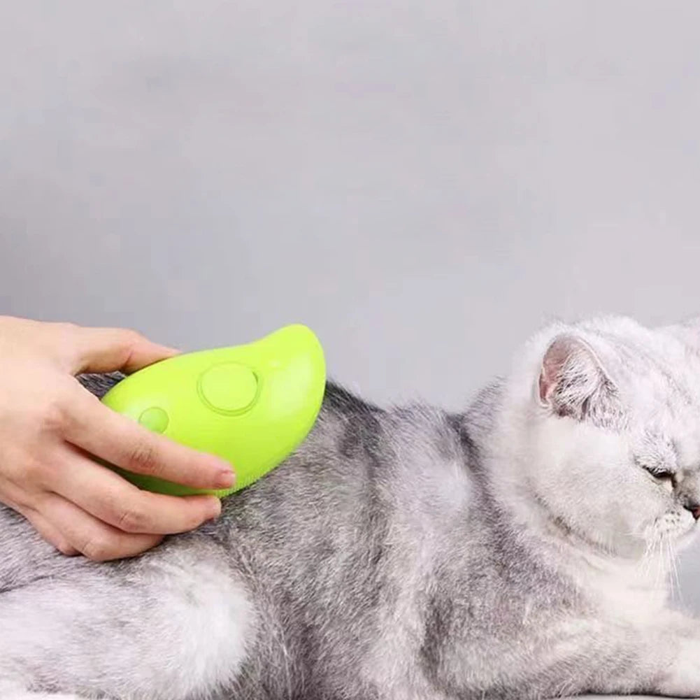 3 in 1 Cat Steamy Brush Dog Grooming Comb Self Cleaning Steam Cat Brush for Massage Dog Cat Hair Remover Comb Pet Grooming Brush