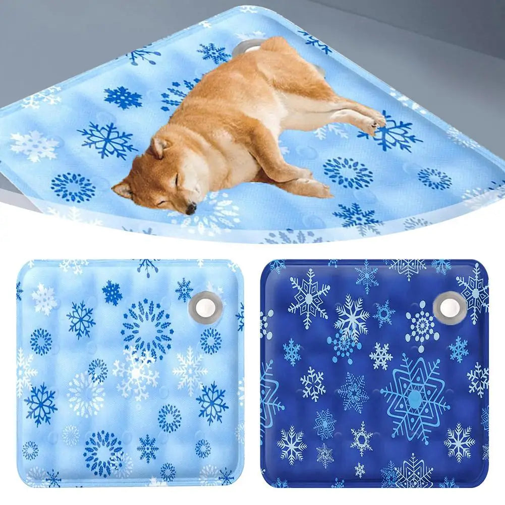 Pad Summer Cooling Dog Cold Mat Kitten Pet Ice Silk Mat Breathable Small Large Dog Pet Mat Cooling Supplies S/M/L Pet Ice Pad